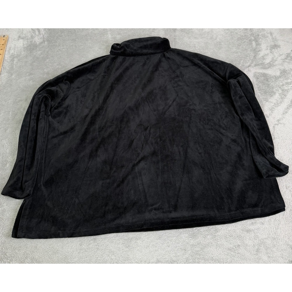 Eileen Fisher Long Sleeve Turtle Neck Sweater Women's Size 1X Black